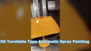 Máquina automática de pintura en aerosol tipo plato giratorio 300X6