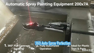 آلة طلاء الرش الأوتوماتيكية 200x7A 360