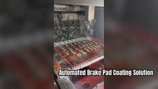 Automated Brake Pad Anti Rust Coating System
