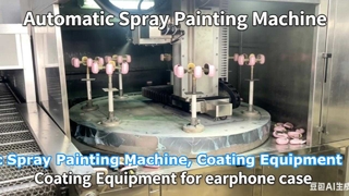 Automatic Spray Painting Machine Earphone Housing