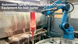 Automatic Spray Machine Hair Curler Coating