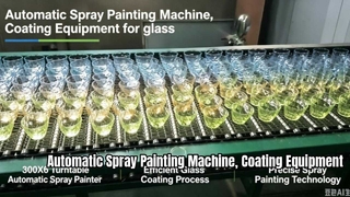 Automatic Glass Cup Spraying Machine