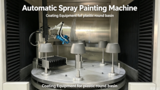 Automatic Spray Painting Machine for Round Parts