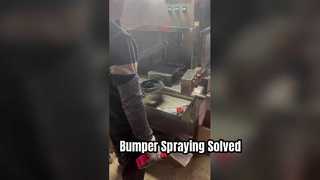 آلة رش مصد السيارة ذات الكفاءة العالية