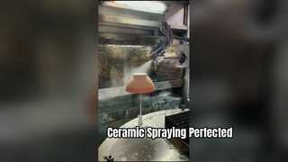 تعمل آلة رش السيراميك الأوتوماتيكية على تعزيز الإنتاج