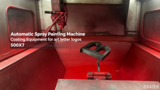 Professional Auto Spraying Machine for Art Letter Coating