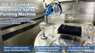 Smart Spray Paint Machine Glass Bowl Glaze UV