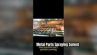 الرش الآلي للأجزاء المعدنية
