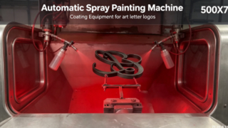 Máquina de pintura inteligente para pulverização de fontes artísticas personalizadas