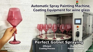 Automatic Glass Goblet Spray Painter