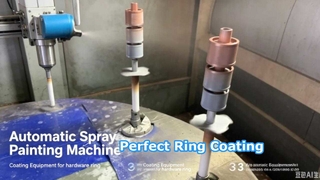 Automatic Spray Paint Machine for Hardware Rings