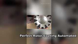 Automatic Spraying Machine for Magnetic Steel Rotors