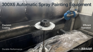 360 Rotary Spray Machine for Hardware Parts