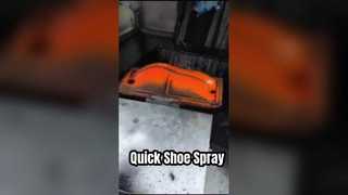 آلة رش الأحذية سريعة وسهلة